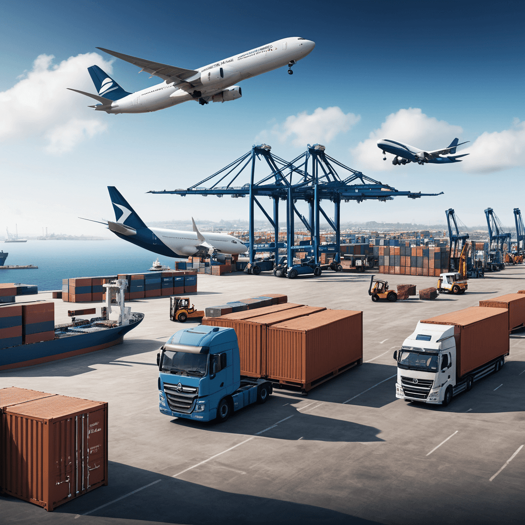 Freight forwarding by sea and air 1
